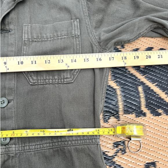 Free People | Gia Coverall Jumpsuit Cotton Utility Army Size XS - Picture 10 of 11